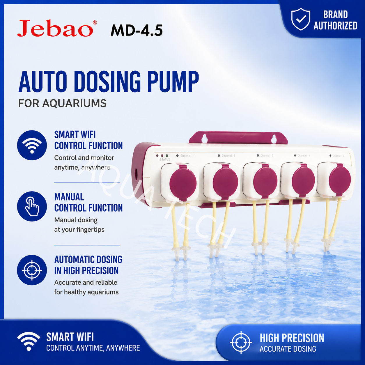 Marine Aquarium Wave Maker - Jebao Jecod Smart Doser MD-4.5 WiFi