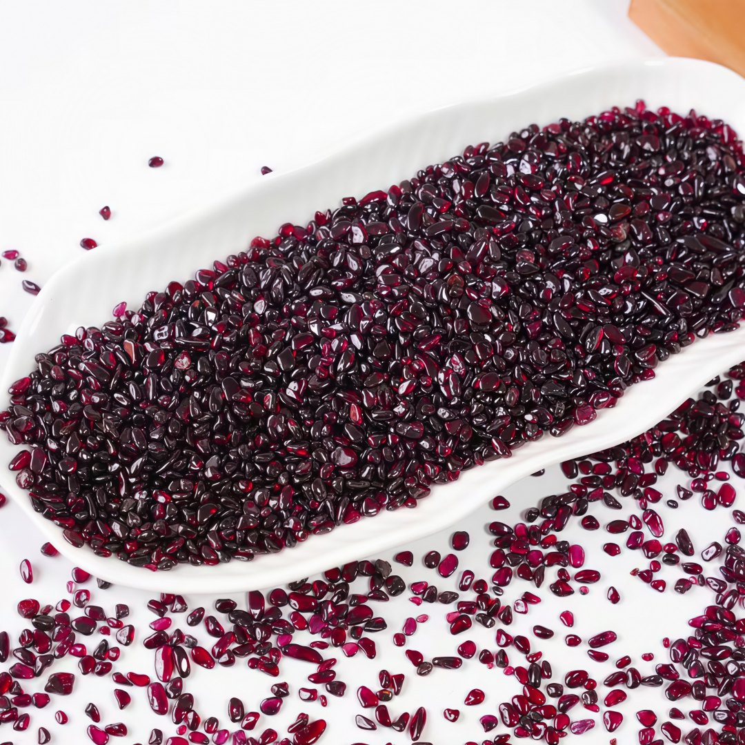 Marine Aquarium Tanks - Natural Garnet Crushed Stone, Garden Decoration,