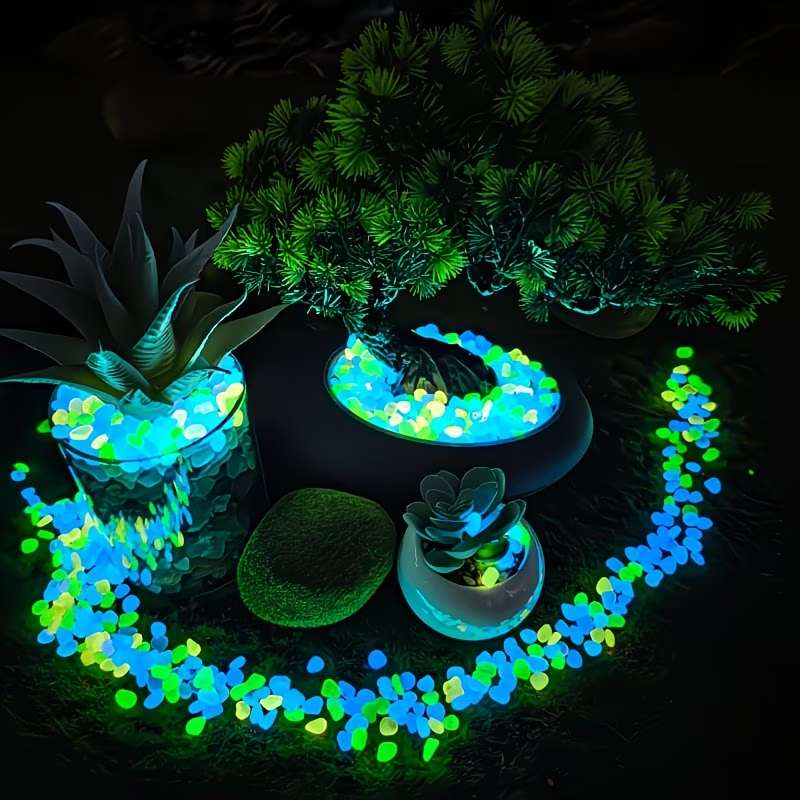 300PCS Luminous Pebble Set,0.9 - Aquarium Marine Plants avis et prix