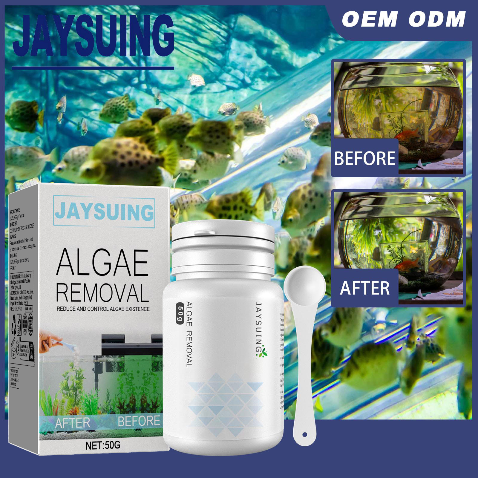 Algae and moss remover; green  - Aquarium Marine Plants avis et prix