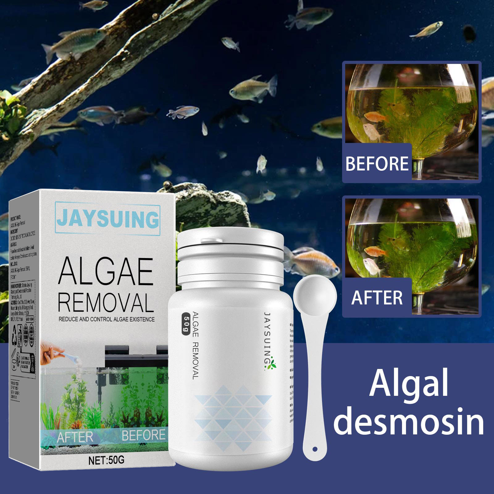 Algae and moss remover; green  - Aquarium Marine Plants avis et prix