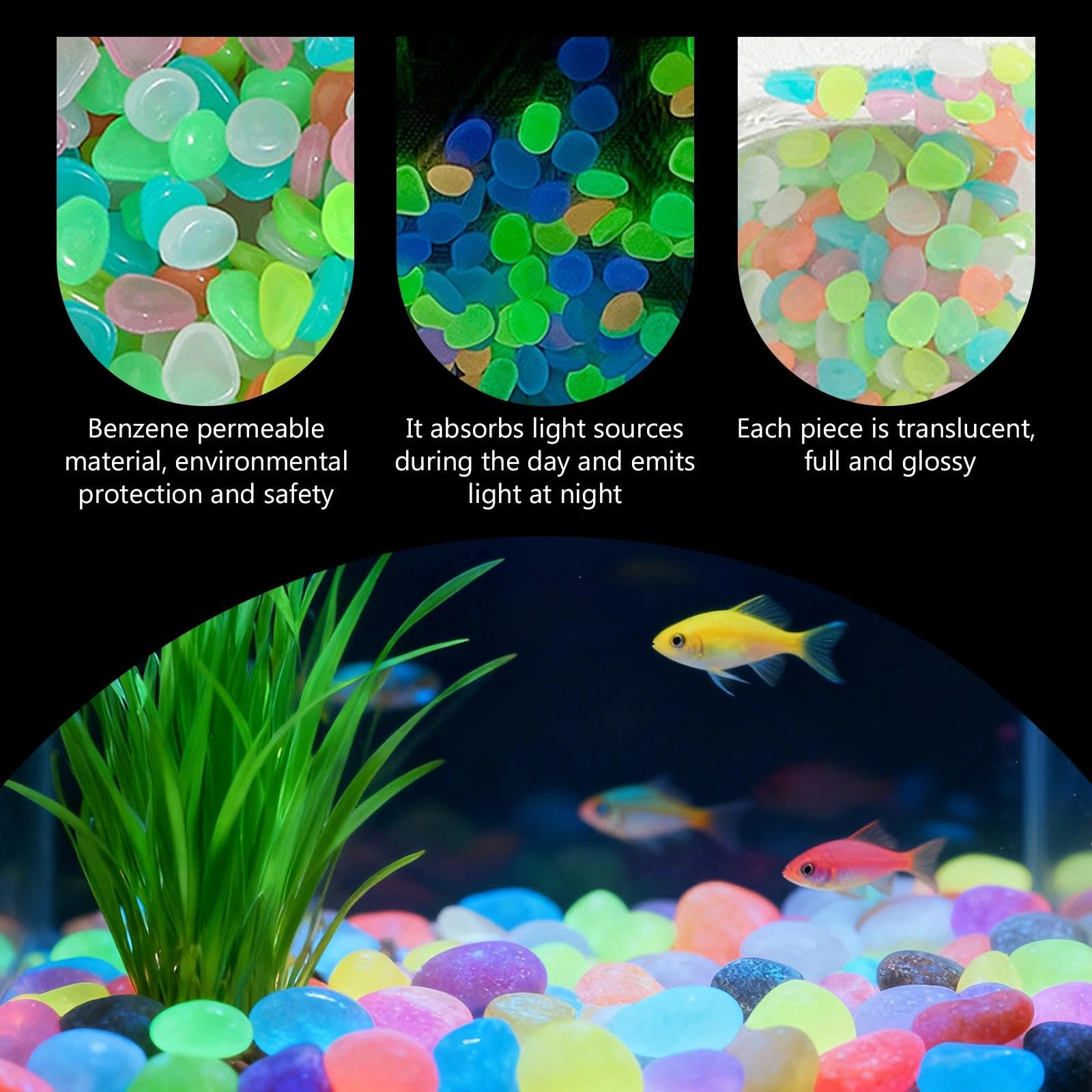 Potted Plants Glow In The Dark - Aquarium Marine Plants avis et prix