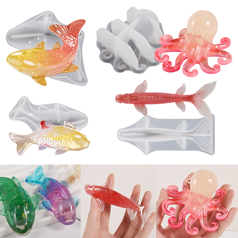 3D Koi Fish Shaped Epoxy Resin - Marine Aquarium Tanks avis et prix