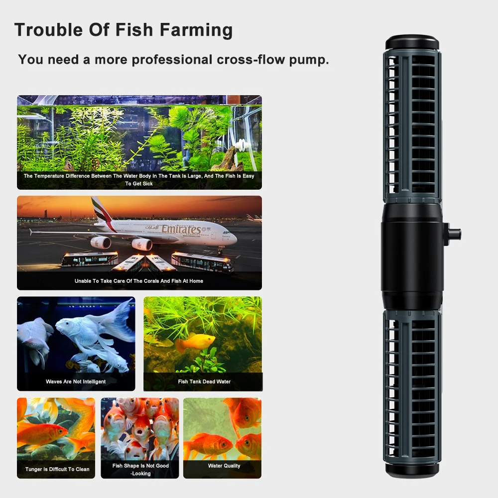 Jebao Jecod New DCW Series Blu - Marine Aquarium Wave Maker avis et prix