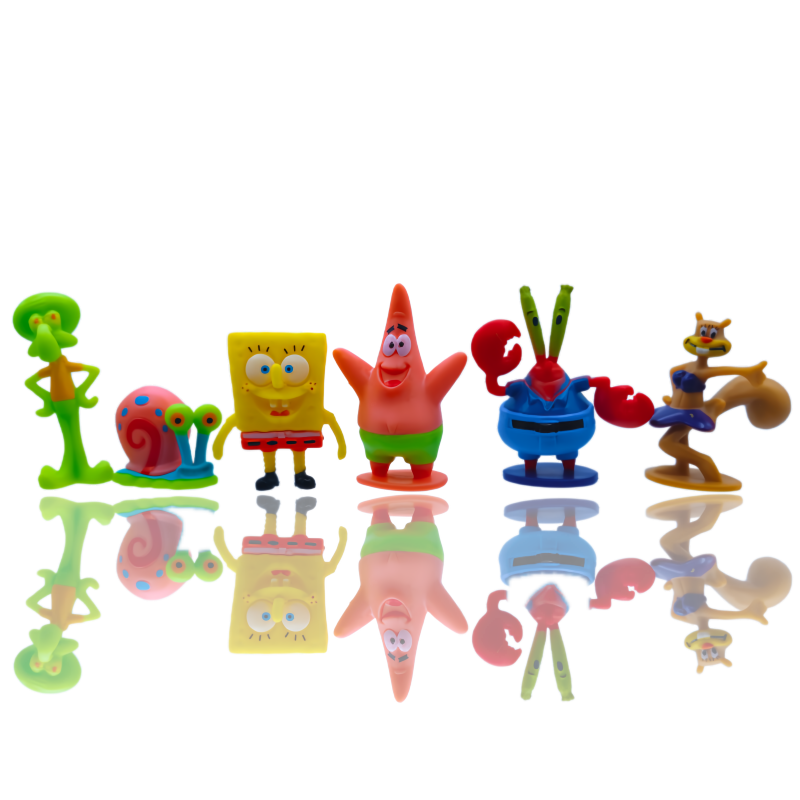 6pcs SpongeBob Fish Tank Decor - Marine Aquarium Tanks avis et prix