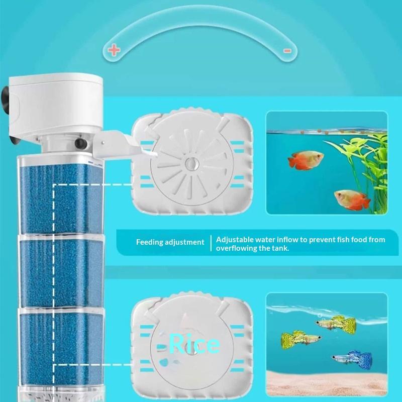 6 In1 Aquarium Filter Pump Fis - Marine Aquarium Wave Maker avis et prix