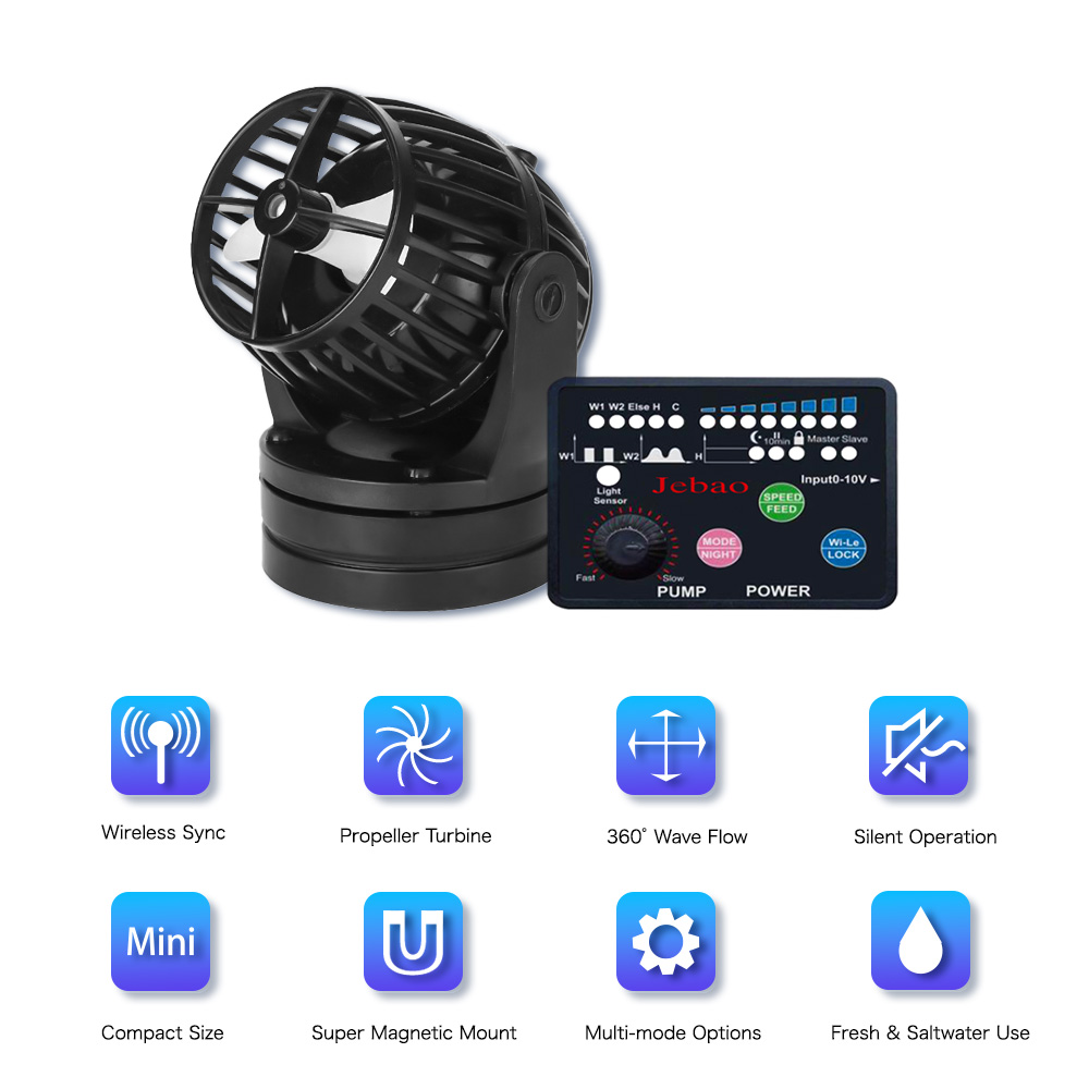 Jebao Jecod SW-2 SW-4 SW-8 SW- - Marine Aquarium Wave Maker avis et prix