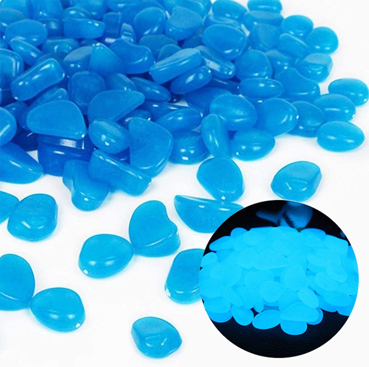 Fish Tank Rocks Glow Blue Pebb - Aquarium Marine Plants avis et prix