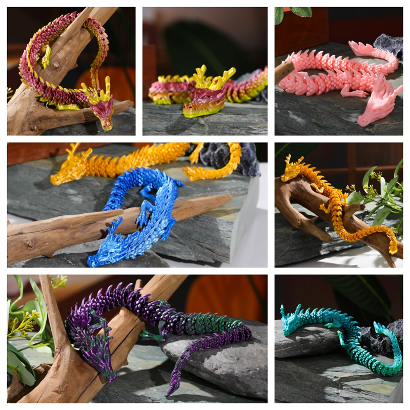 3D Printed Conjoined Dragon Or - Aquarium Marine Plants avis et prix