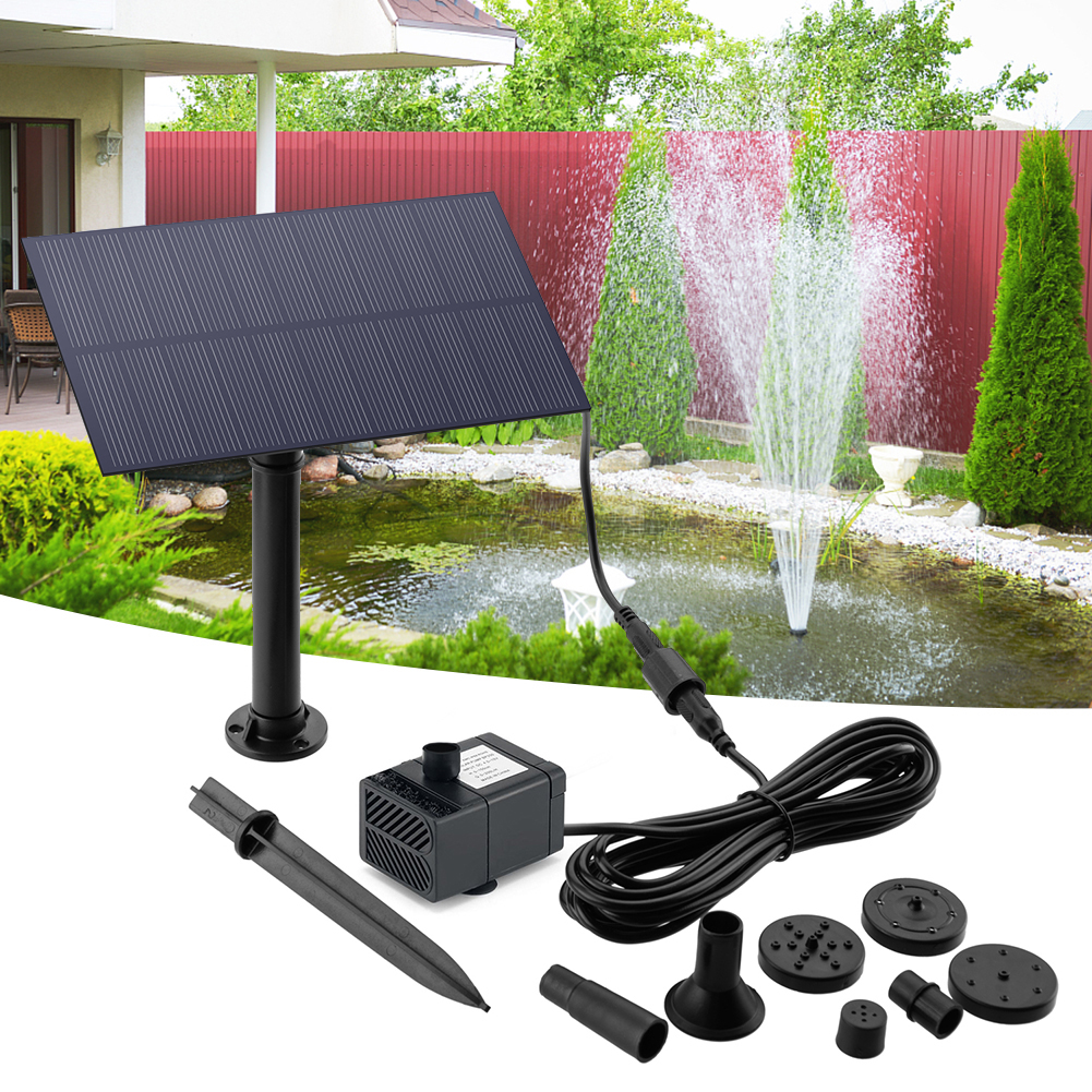 5W 5V Solar Water Pump Garden  - Marine Aquarium Tanks avis et prix