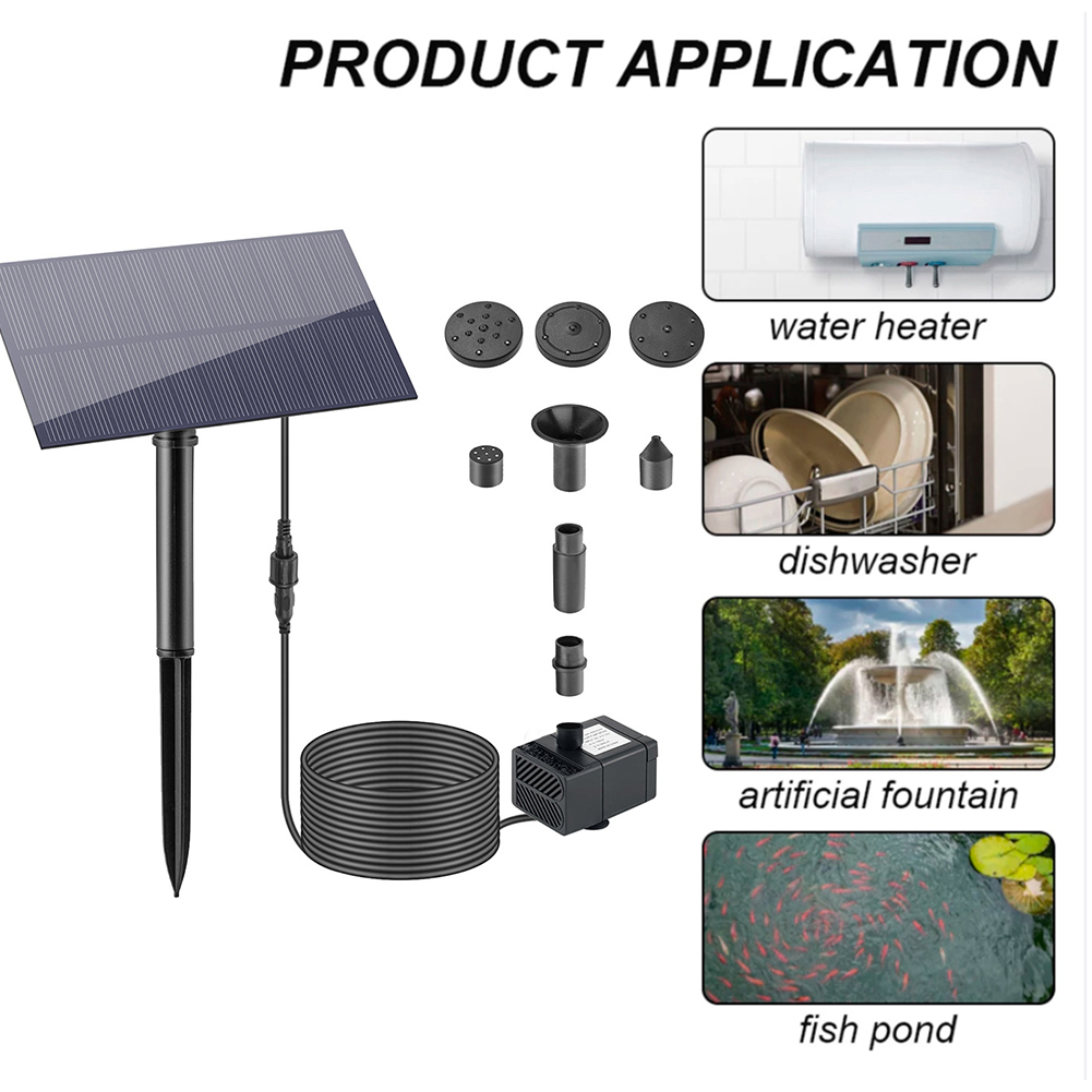 5W 5V Solar Water Pump Garden  - Marine Aquarium Tanks avis et prix