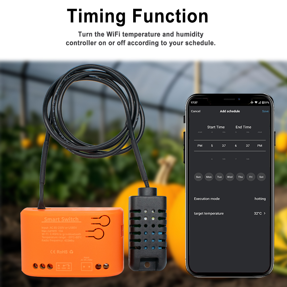 Tuya WiFi Temperature Humidity - Aquarium Marine Plants avis et prix