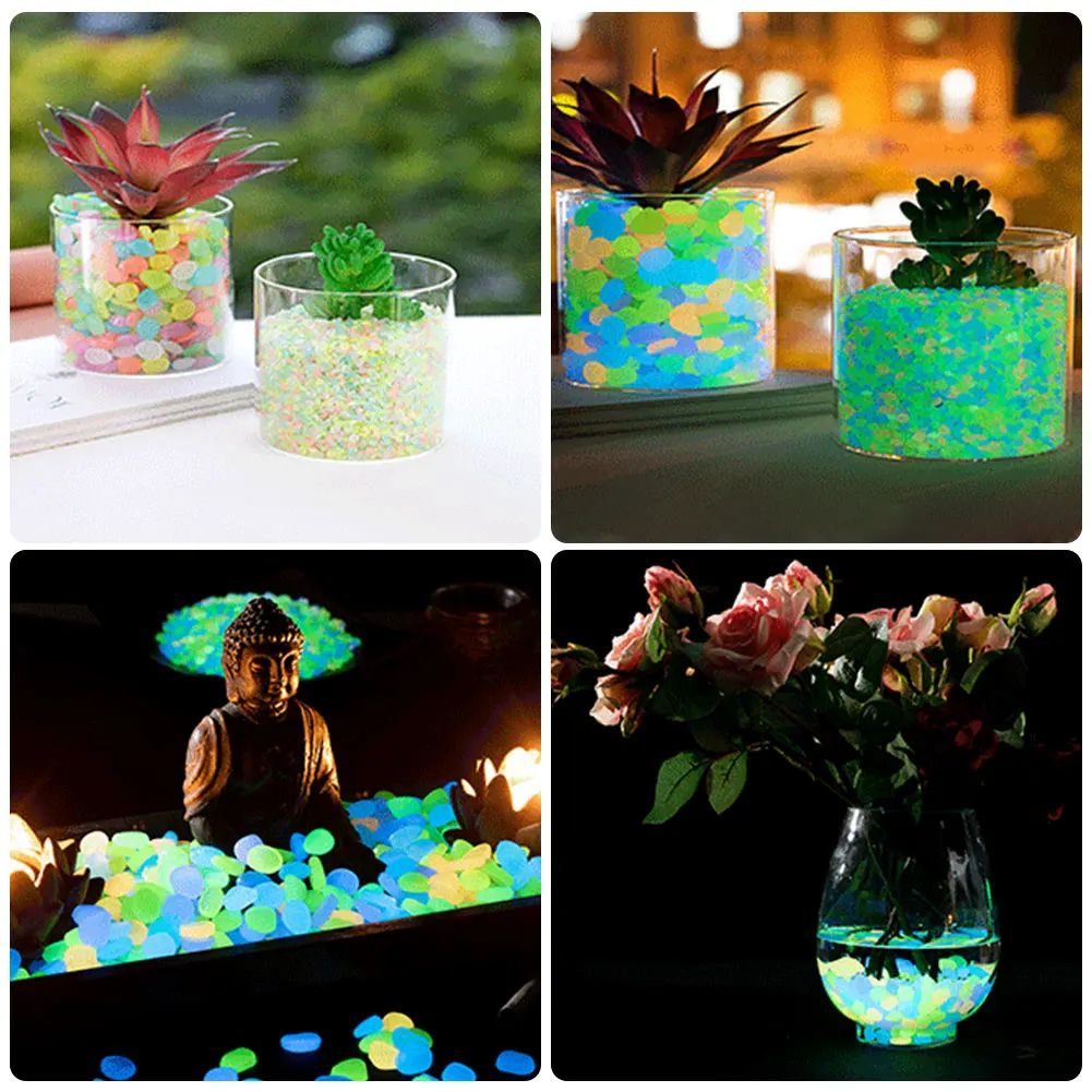 100Pcs Pebbles Glow In The Dar - Marine Aquarium Tanks avis et prix