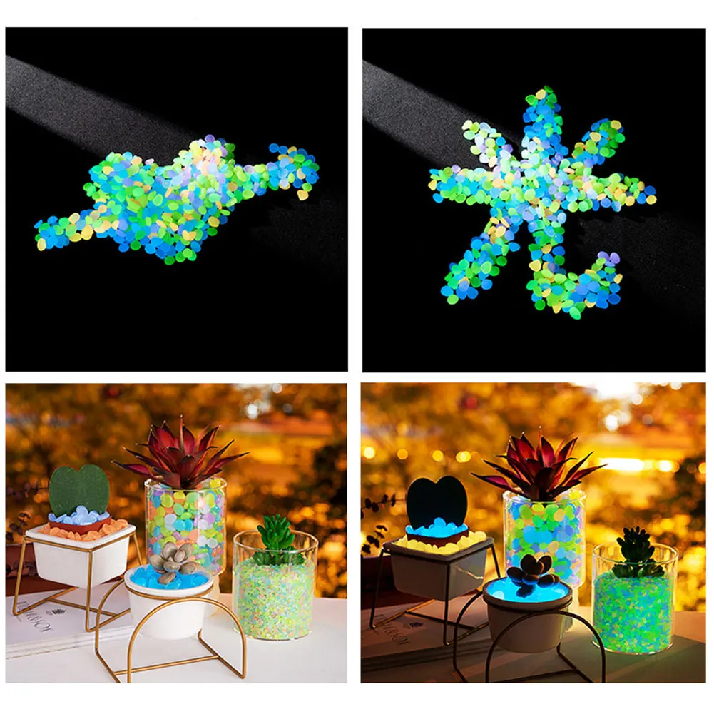 100Pcs Pebbles Glow In The Dar - Marine Aquarium Tanks avis et prix