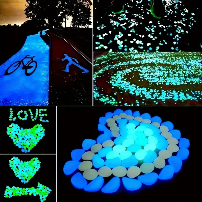 500Pcs Glow in The Dark Garden - Marine Aquarium Tanks avis et prix